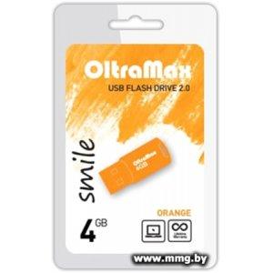 Купить 4GB OltraMax Smile (оранжевый) в Минске, доставка по Беларуси
