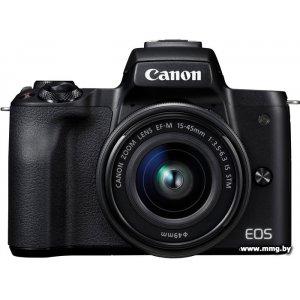 Купить Canon EOS M50 Kit 15-45mm (черный) в Минске, доставка по Беларуси