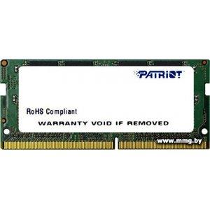 Купить SODIMM-DDR4 8GB PC4-21300 Patriot PSD48G266681S в Минске, доставка по Беларуси