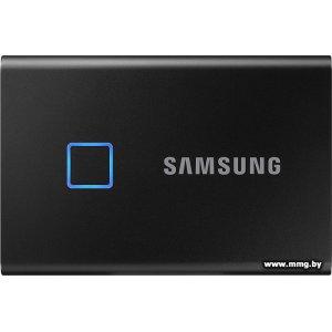 Купить SSD 500GB Samsung T7 Touch (MU-PC500K) (черный) в Минске, доставка по Беларуси