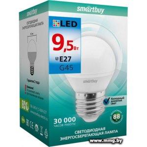 Купить Лампа светодиодная SmartBuy G45 E27 9.5 Вт 6000 К в Минске, доставка по Беларуси