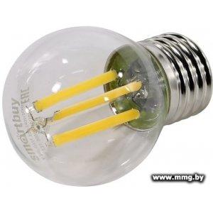 Лампа светодиодная SmartBuy G45F E27 8 Вт 3000 К