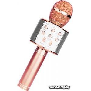 Купить Микрофон Wster WS-858 (розовый) в Минске, доставка по Беларуси