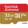 SanDisk 32Gb microSDHC Extreme SDSQXAF-032G-GN6MN