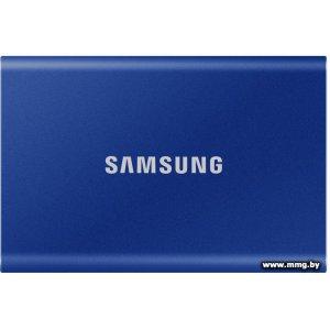 Купить SSD 2TB Samsung T7 (MU-PC2T0H) (синий) в Минске, доставка по Беларуси