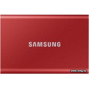 Купить SSD 1TB Samsung T7 (MU-PC1T0R) (красный) в Минске, доставка по Беларуси