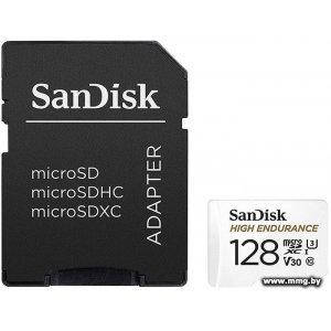 Купить SanDisk 128Gb MicroSDXC High Endurance SDSQQNR-128G-GN6IA в Минске, доставка по Беларуси
