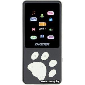 Купить MP3 плеер Digma S4 8GB (черный/серый) в Минске, доставка по Беларуси
