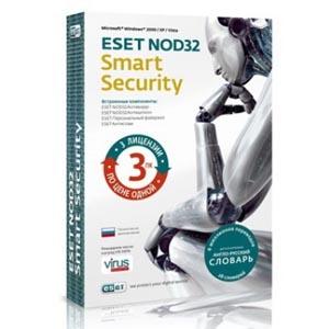 Купить ESET NOD32 Smart Security (на 1 год на 3 ПК) в Минске, доставка по Беларуси