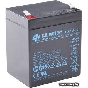 Купить B.B. Battery HR5.8-12 (12В/5.3 А·ч) в Минске, доставка по Беларуси