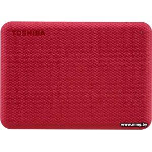 Купить 4TB Toshiba Canvio Advance 4TB HDTCA40ER3CA (красный) в Минске, доставка по Беларуси