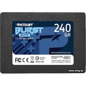 Купить SSD 240GB Patriot Burst Elite PBE240GS25SSDR в Минске, доставка по Беларуси