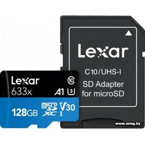 Купить Lexar 128GB microSDXC 633x LSDMI128BB633A в Минске, доставка по Беларуси