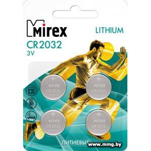 Купить Батарейка Mirex CR2032 23702-CR2032-E4 4 шт. в Минске, доставка по Беларуси