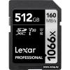 Lexar 512GB Professional 1066x SDXC LSD1066512G-BNNNG