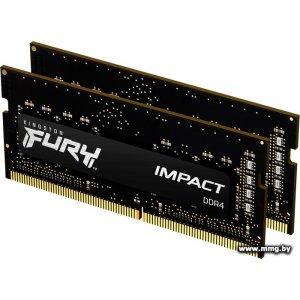 SODIMM-DDR4 16GB (2x8GB) PC4-21300 Kingston KF426S15IBK2/16