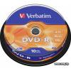 Диск DVD+R Verbatim 4,7Gb 16x (10 шт) 43523