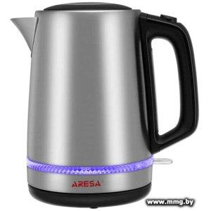 Чайник Aresa AR-3461 (сталь/черный)