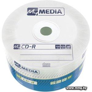 Купить Диск CD-R MyMedia 700Mb 52x (50 шт) (69201) в Минске, доставка по Беларуси