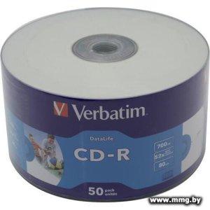 Купить Диск CD-R Verbatim 700Mb 52x (50 шт) (43794) в Минске, доставка по Беларуси