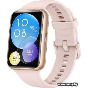 Купить Huawei Watch FIT 2 Active межд версия (розовая сакура) в Минске, доставка по Беларуси