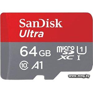 SanDisk 64Gb microSDXC Ultra SDSQUAB-064G-GN6MN
