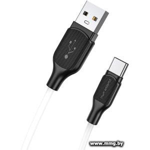 Кабель Borofone BX42 USB Type-A - USB Type-C (1 м, белый)