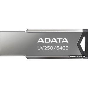 64GB ADATA UV250 AUV250-64G-RBK (серебристый)