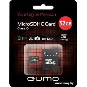 Купить QUMO 32GB microSDHC QM32GMICSDHC10U3 в Минске, доставка по Беларуси