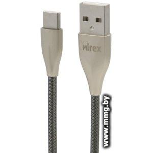 Кабель Mirex 13700-BC017TGR USB Type-A - USB Type-C (1.2 м,