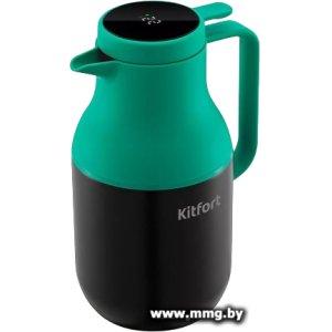 Купить Kitfort KT-1240-2 1.6л (черный/зеленый) в Минске, доставка по Беларуси