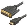 Кабель HDMI-DVI 19M-19M 2m Telecom