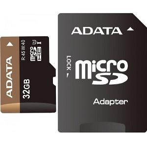 Купить A-DATA 32Gb MicroSD Card Class 10/U1 UHS-I +adapt в Минске, доставка по Беларуси