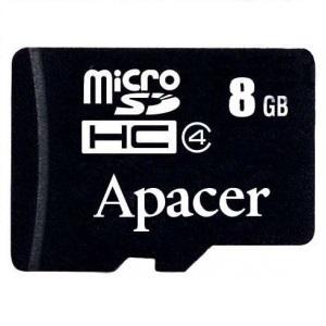 Купить Apacer 8Gb MicroSD Card Class 4 no adapter в Минске, доставка по Беларуси