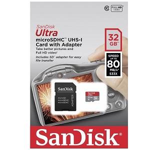 Купить SanDisk 32Gb MicroSD Card Class 10 Imaging 80 MBs в Минске, доставка по Беларуси