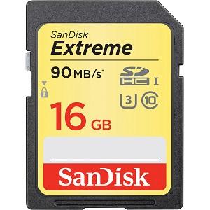 Купить SanDisk 16Gb SDHC Extreme SDSDXNE-016G-GNCIN в Минске, доставка по Беларуси