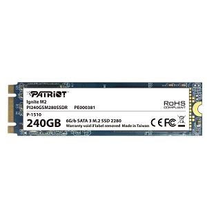 Купить SSD 240Gb Patriot Ignite M.2 (PI240GSM280SSDR) в Минске, доставка по Беларуси