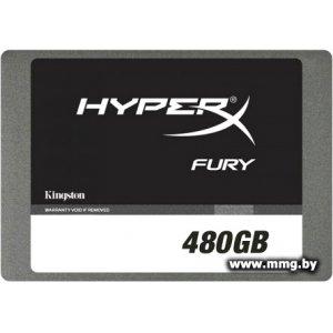 Купить SSD 480GB Kingston HyperX Fury (SHFS37A/480G) в Минске, доставка по Беларуси