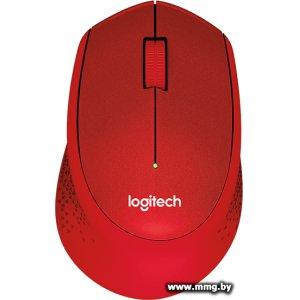 Logitech M330 Silent Plus (красный) [910-004911]