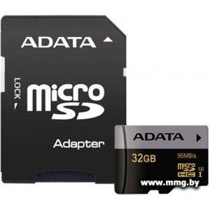Купить A-DATA 32Gb MicroSD Card Class 10 UHS-I U3 в Минске, доставка по Беларуси