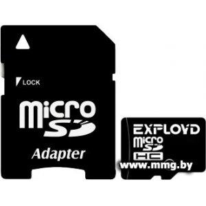 Купить Exployd 16Gb MicroSD Card Class 10 +adapter в Минске, доставка по Беларуси