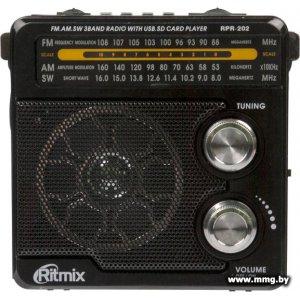Купить Радиоприемник Ritmix RPR-202 (черный) в Минске, доставка по Беларуси