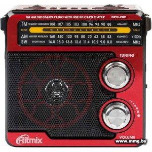 Купить Радиоприемник Ritmix RPR-202 (красный) в Минске, доставка по Беларуси
