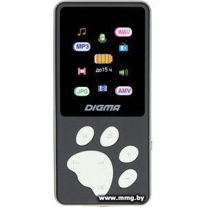 MP3 плеер Digma S4 8GB (черный/серый)