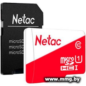 Netac 8Gb microSDHC P500 ECO NT02P500ECO-008G-R + адаптер