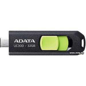32GB ADATA UC300 32GB ACHO-UC300-32G-RBK/GN (черный/зеленый)