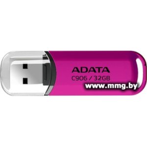 32GB ADATA C906 (розовый) (AC906-32G-RPP)