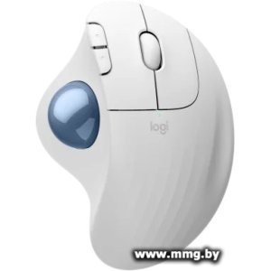 Logitech Ergo M575S (белый, синий шарик) 910-007036/910-007028