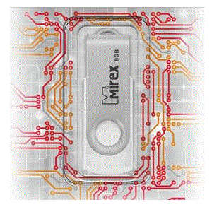 16GB Mirex SWIVEL WHITE
