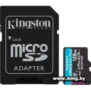 Kingston 128GB microSDXC Canvas Go Plus SDCG4/128Gb +adp